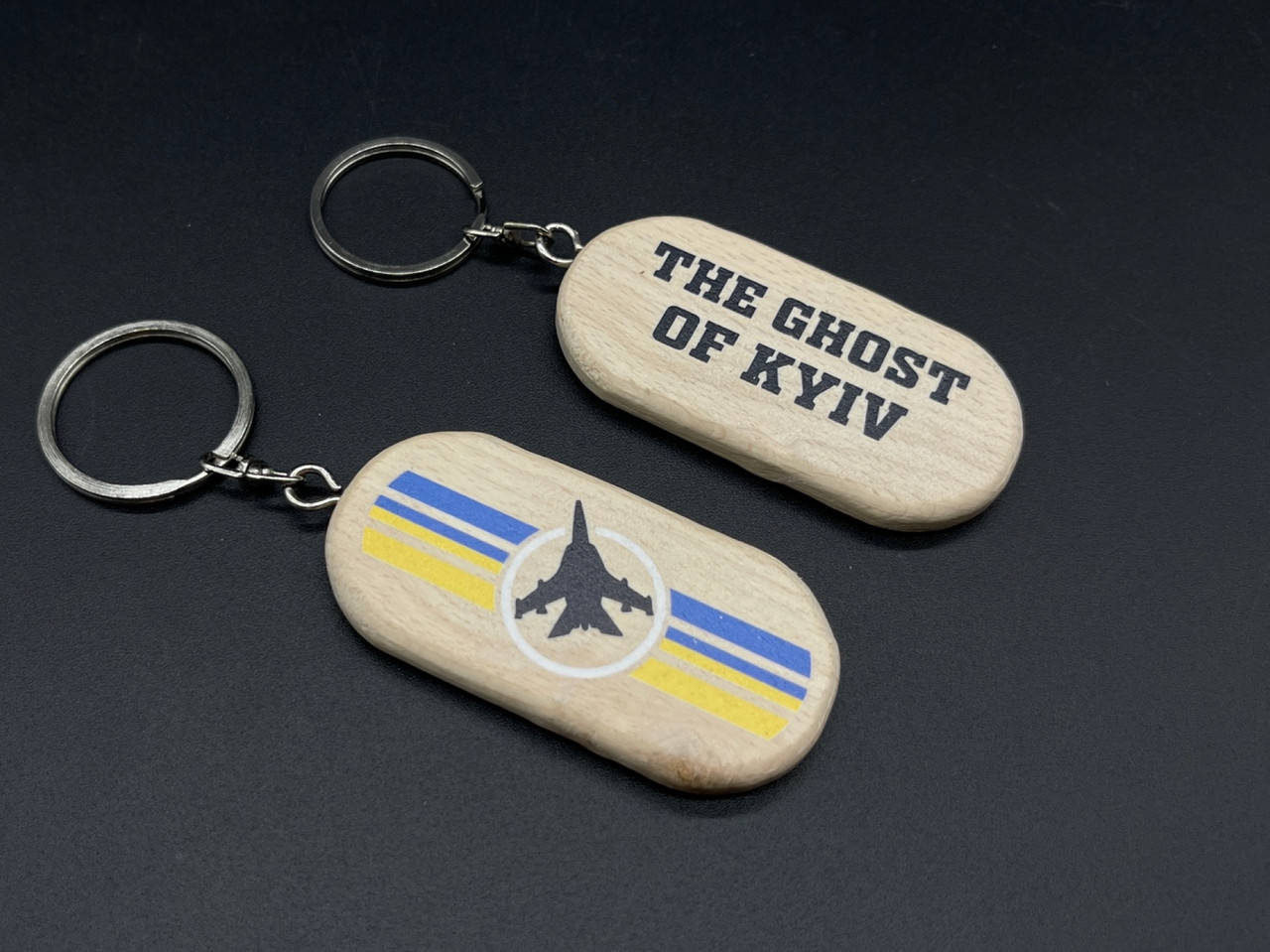 

Брелок деревянный с гравировкой. MADE IN UKRAINE. 65х30мм