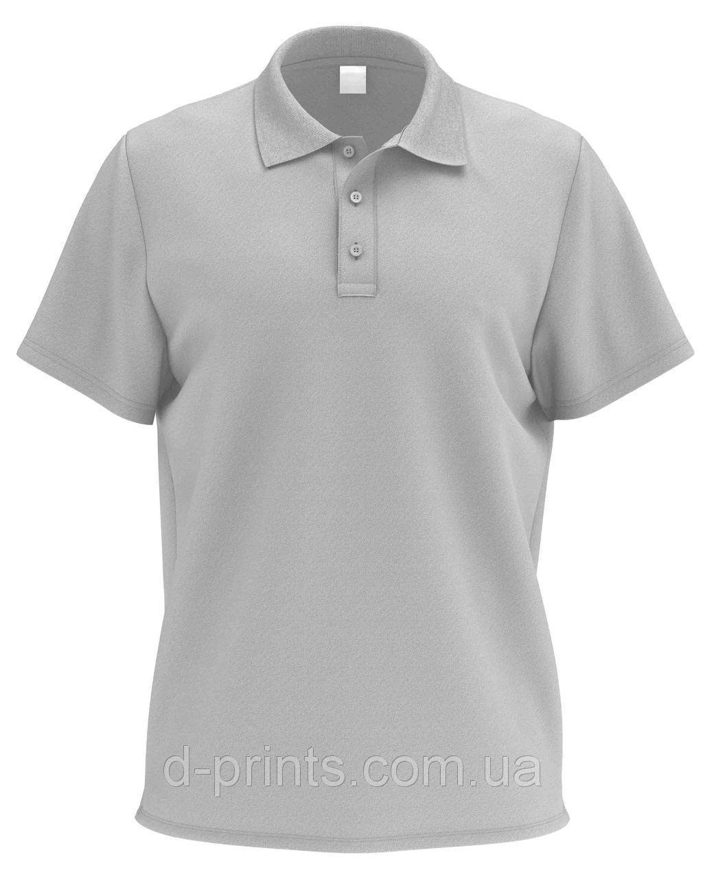 

Футболка поло мужская серая L