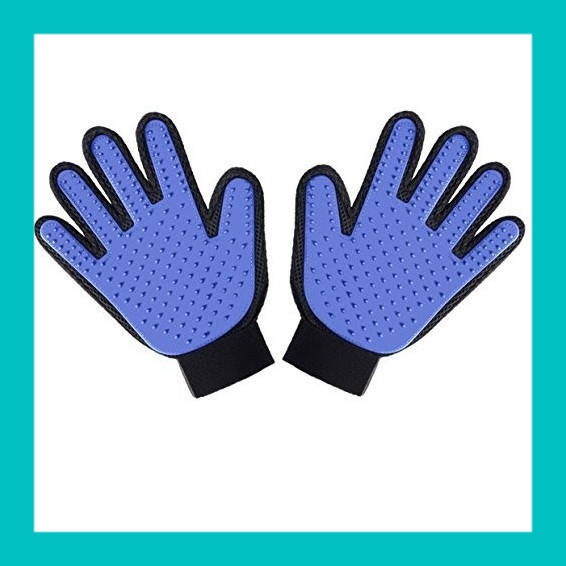 

Перчатка для животных Pet Gloves синие! Идеально