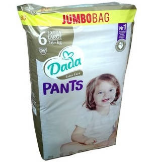 

Трусики DADA Extra Care Pants (6) extra large 16кг+ 56 шт