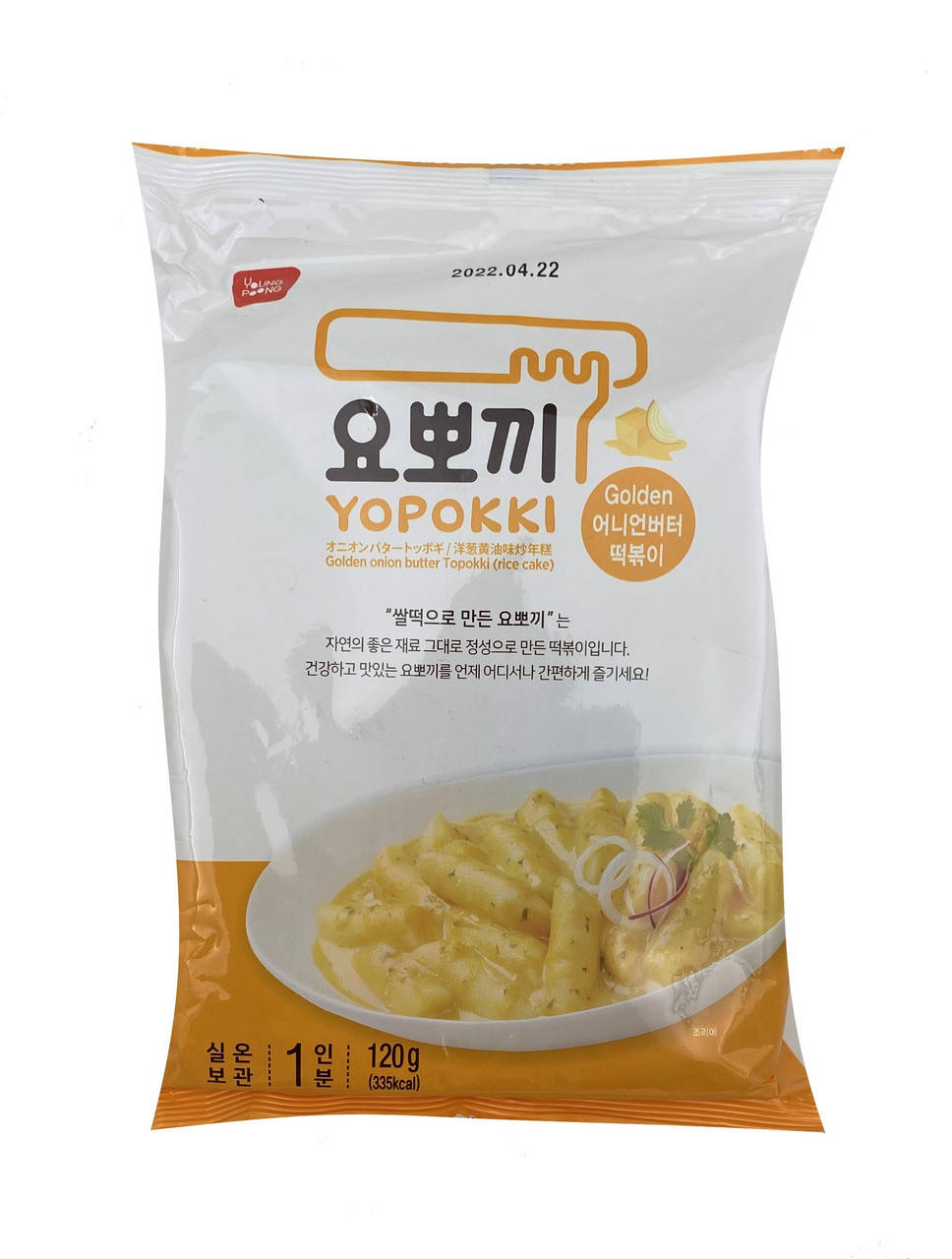 

Токпоки со вкусом сыра и жареного лука ТМ "YOPOKKI" 120г