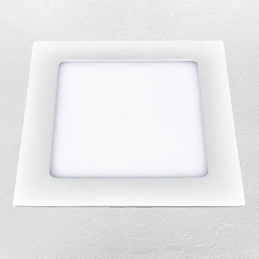 

Светодиодный LED точечный врезной светильник 24W (квадрат) теплый, Белый