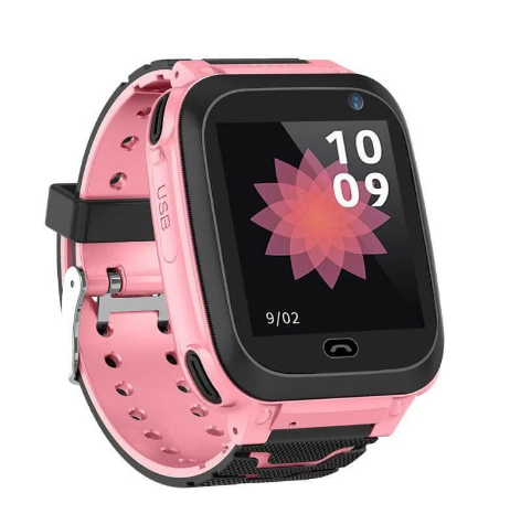 

Часы наручные детские Smart F3 с GPS-трекером Розовый