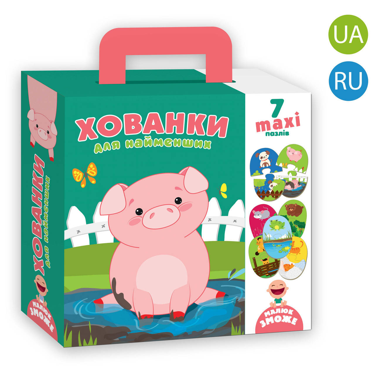 

Пазлы-двойняшки «Прятки» для самых маленьких, Vladi Toys