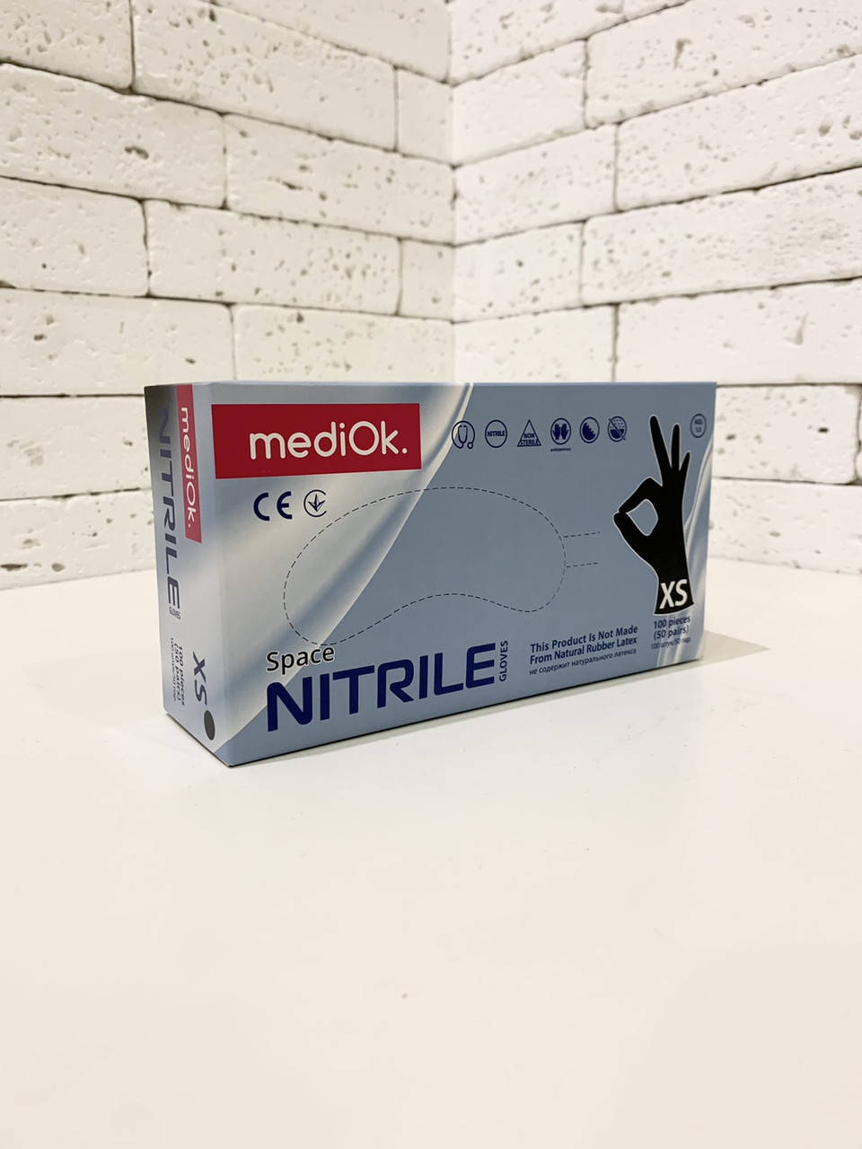 

Перчатки нитриловые Mediok, размер , черные, 100 шт, Черный