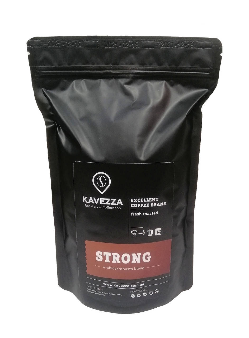 

Кава в зернах STRONG blend, 500 г (арабіка 20% - робуста 80%)