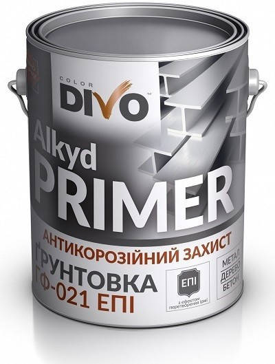 

Грунт ГФ-021 Divo серый 0.9кг