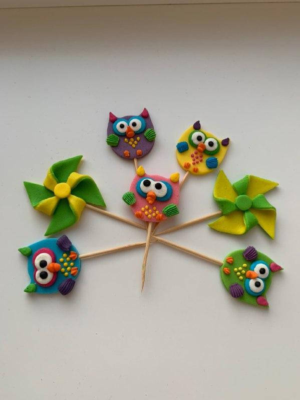 

Набор "Совушки с мельницами"