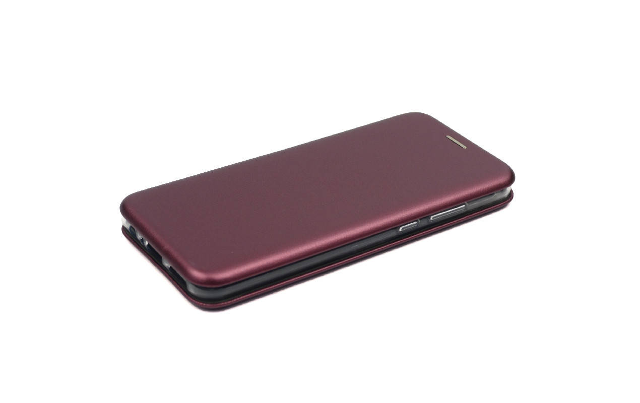 

Чехол книжка Level для Huawei Y6P Экокожа Бордовый