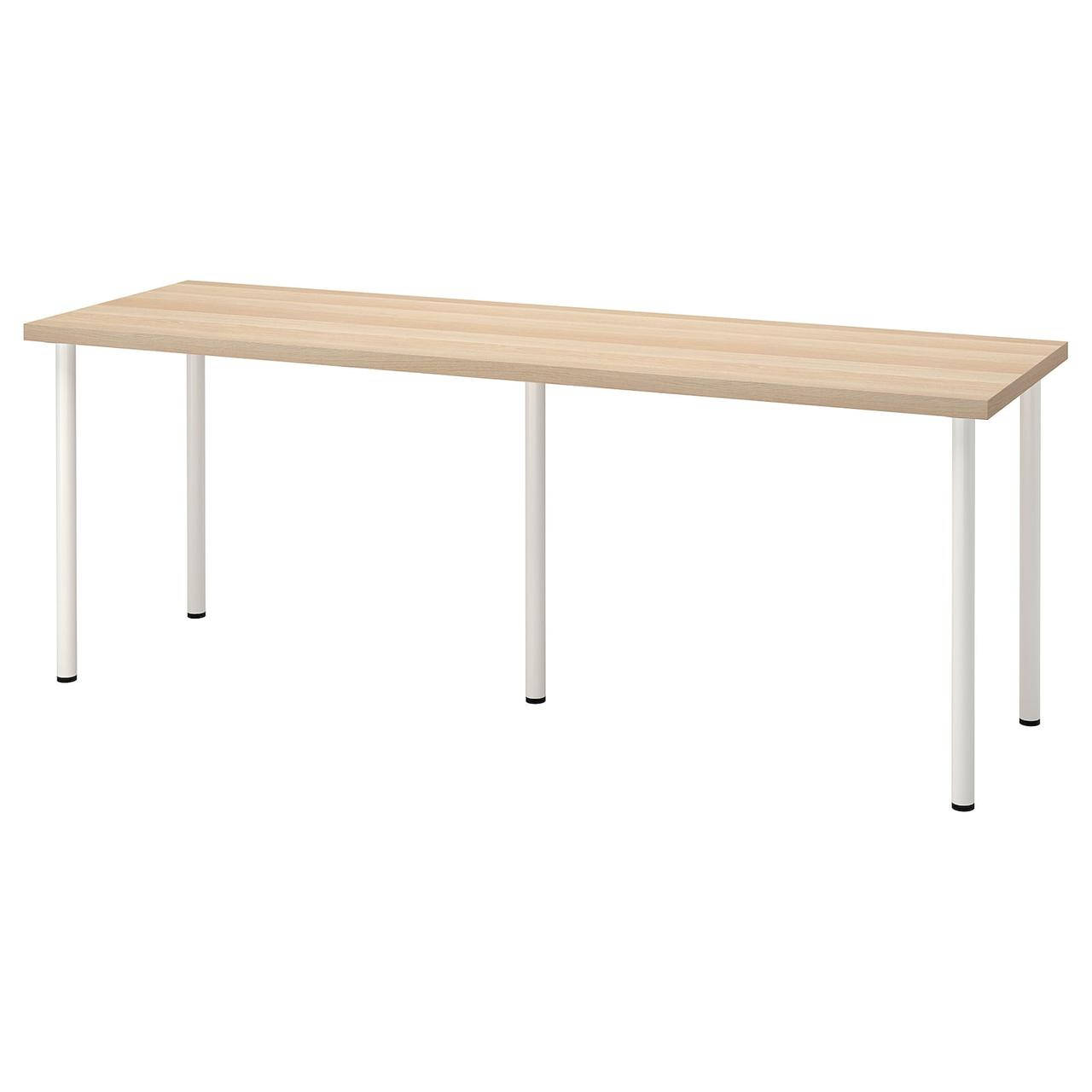 

IKEA LAGKAPTEN / ADILS Письменный стол, под беленый дуб / белый (094.176.26)