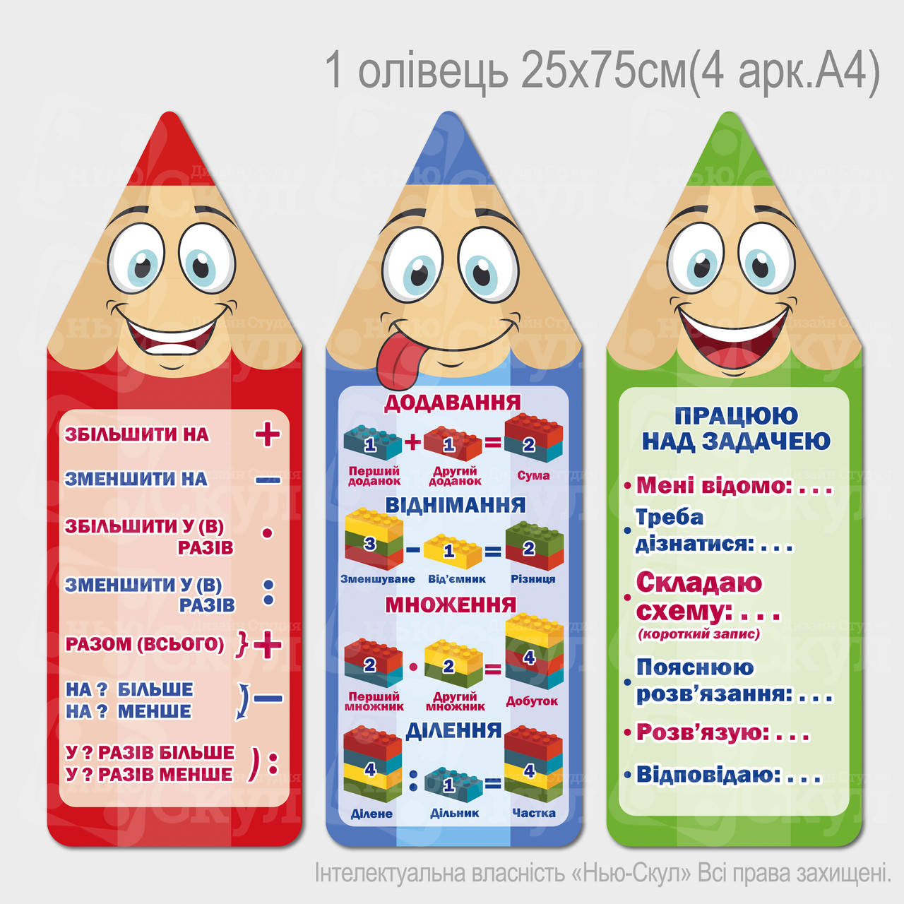 

Математичні олівчики