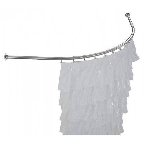 

Карниз для ванной Комфорт полукруглый 90×90