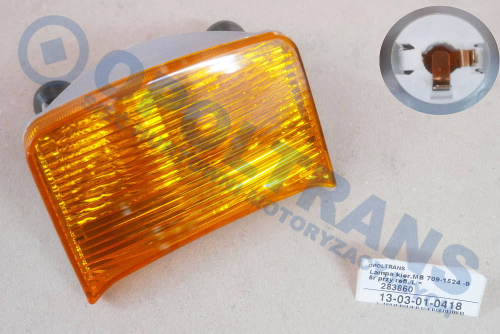 

Фонарь указателя поворота Mercedes 814 левый 13-03-01-0418 TANGDE