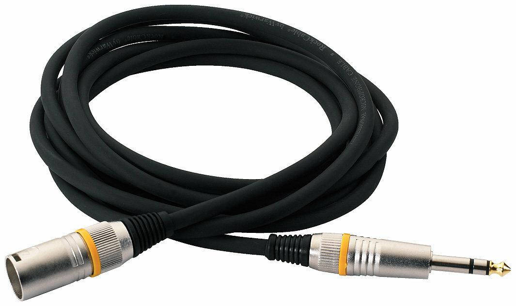 

ROCKCABLE RCL 30383 D6 M BA Готовий мікрофонний кабель з мітками XLR-m - 6,3мм., 3м.