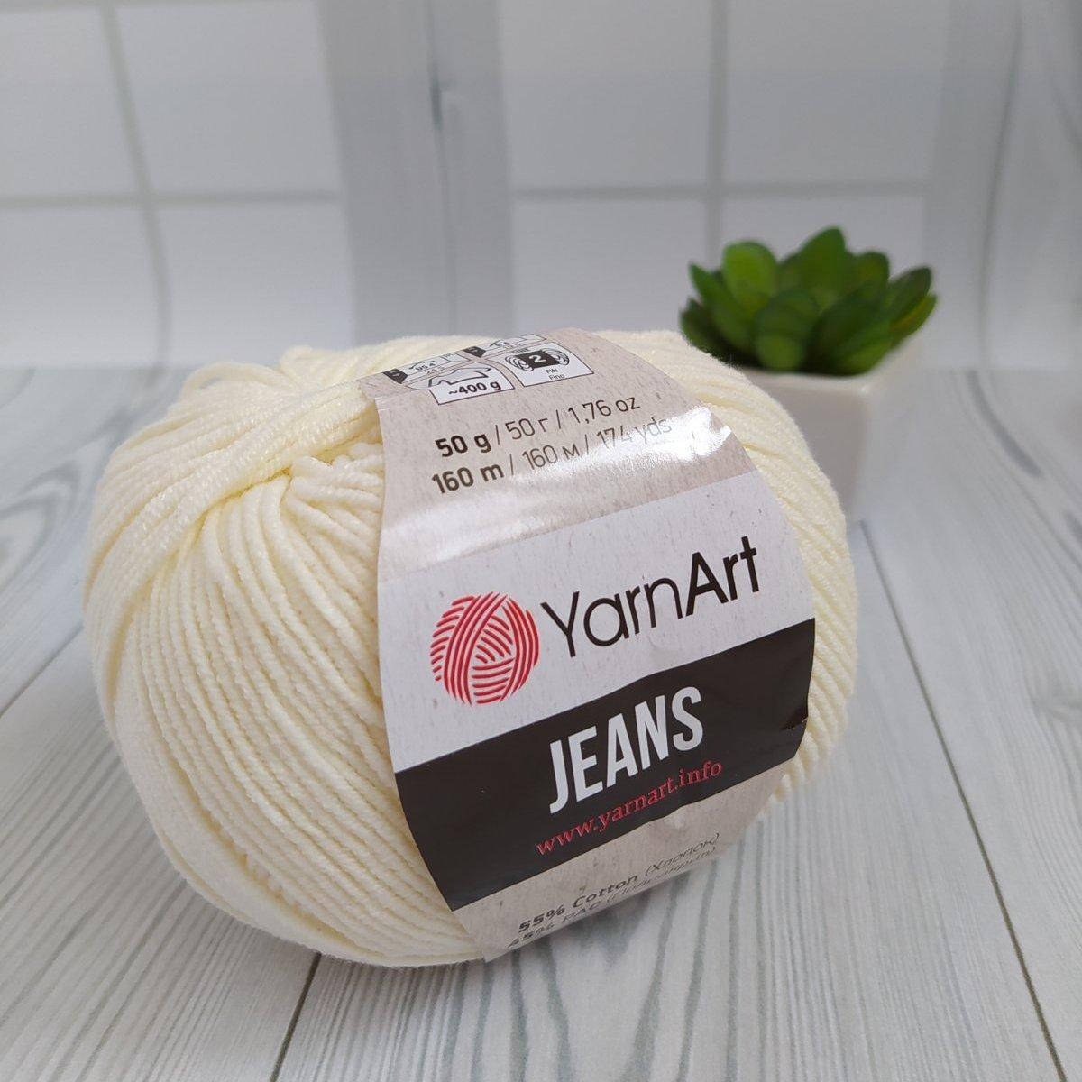 

YarnArt Jeans (№03) молочний