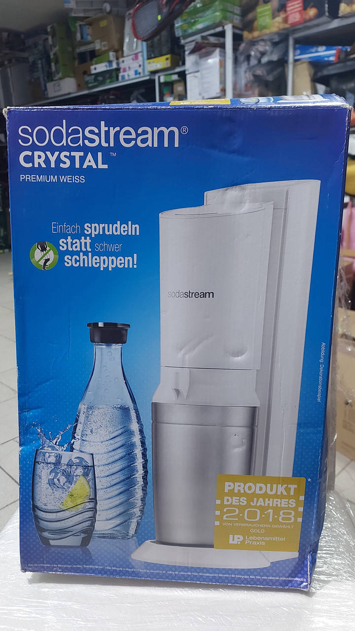 

Газификатор воды Sodastream CRYSTAL PREMIUM WEISS белый