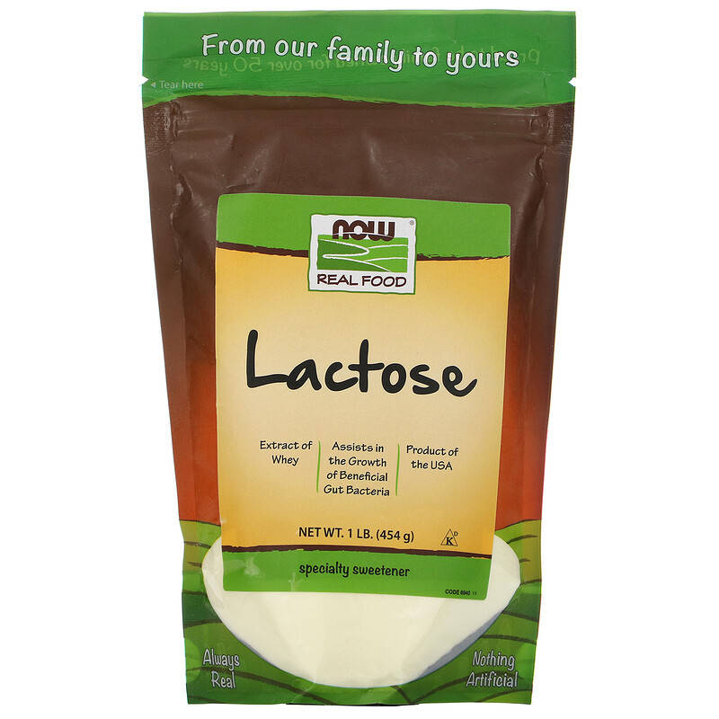 

Лактоза NOW Foods, Real Food "Lactose" (454 г)