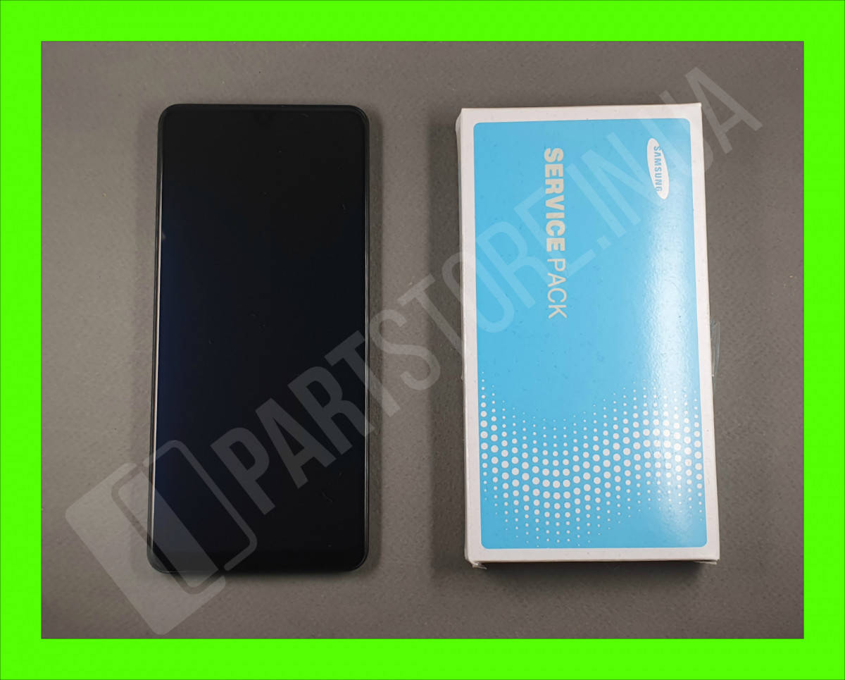 

Дисплей Samsung A315 Black А31 2020 (GH82-22761A) сервисный оригинал в сборе с рамкой, Черный