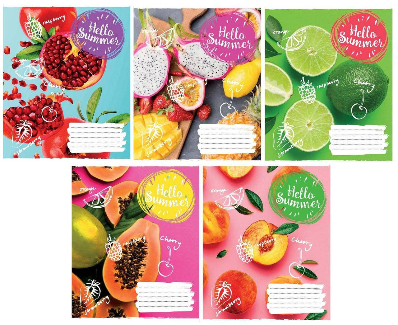 

Тетрадь 24 листа клетка "1 Вересня, YES" / Hello Summer