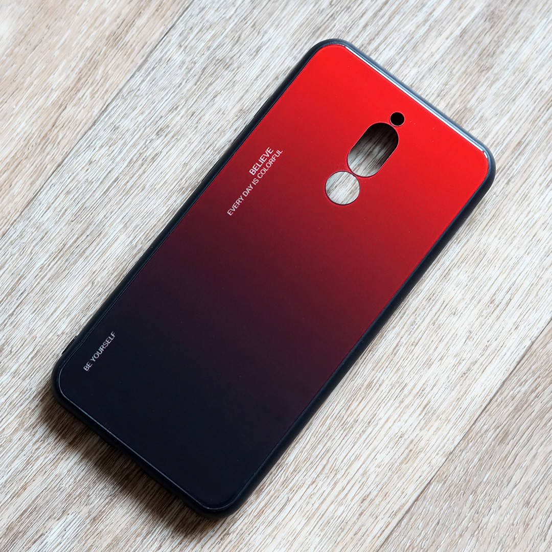 

TPU чехол Gradient для Xiaomi Redmi 8 (красно-черный), Красный