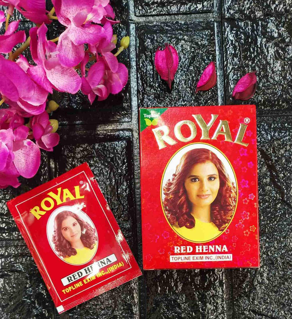 

Хна индийская для волос Royal Henna Red красная 10 грамм