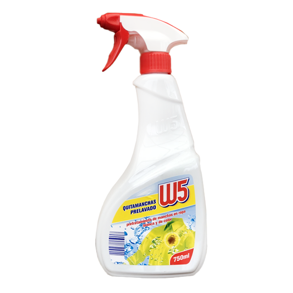 

W5 Prewash Spray — пятновыводитель для выведения пятен, 750 мл.
