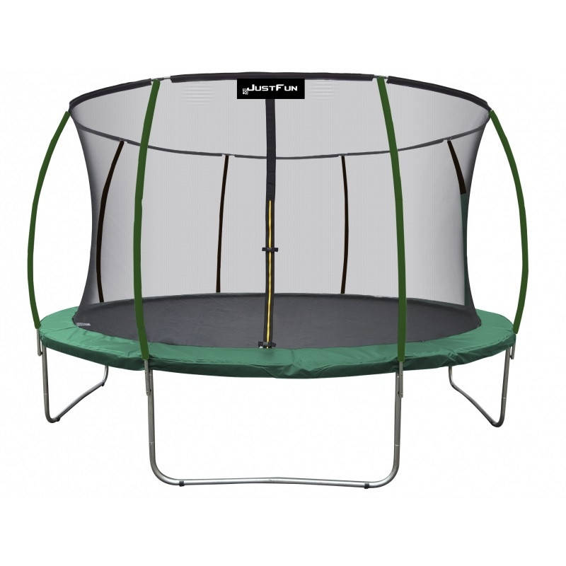 

Батут детский с внутренней сеткой Just Fun 305 см Premium Fiberglass Green, зеленый