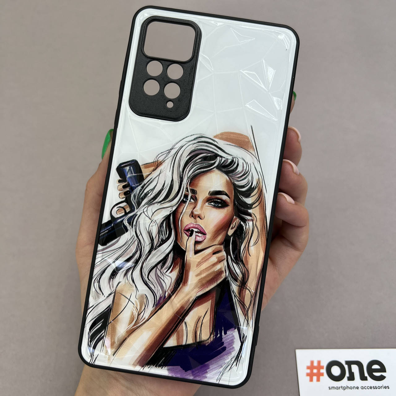 

Чехол для Xiaomi Redmi Note 11 Pro Ladies с защитой для камеры с принтом чехол на сяоми нот 11 про фиолетовый