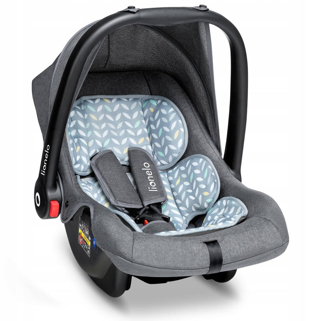 

Автокресло переноска Lionelo NOA 0-13kg GREY SCANDI, Серый