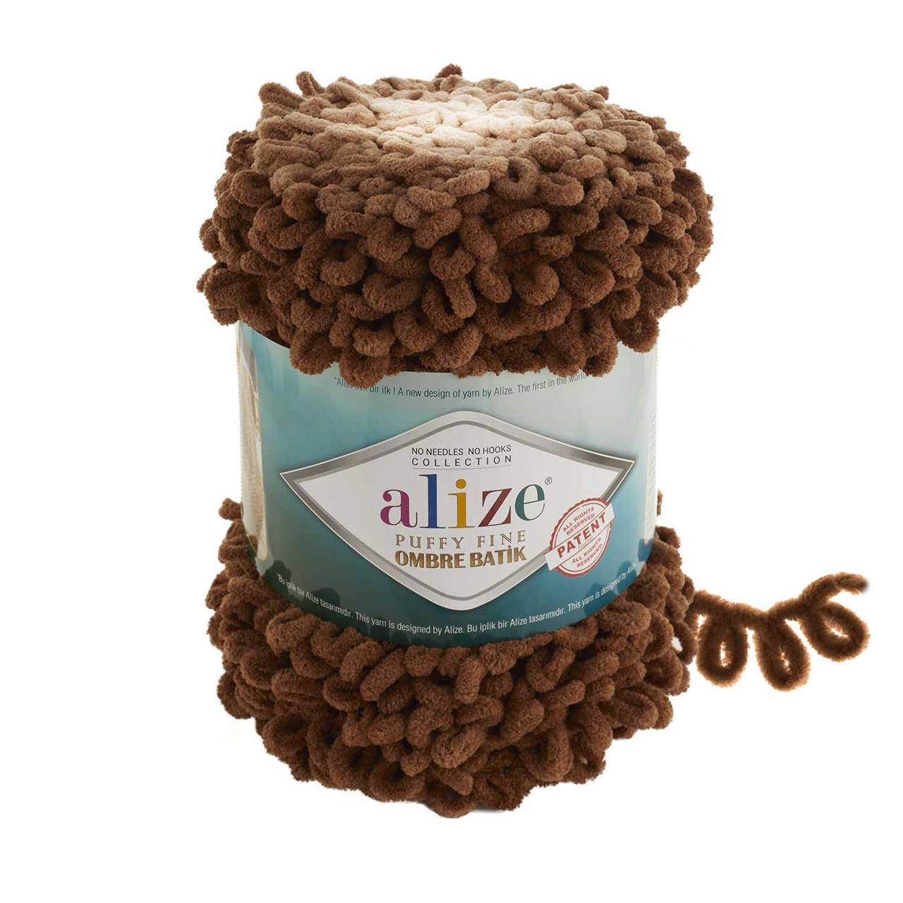 

Alize puffy fine ombre batik №7262, Разные цвета