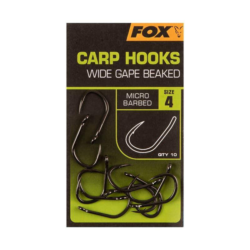 

Карповые крючки Fox Wide Gape - size 6 - Крючки формы вайд гейп №6 (10шт)