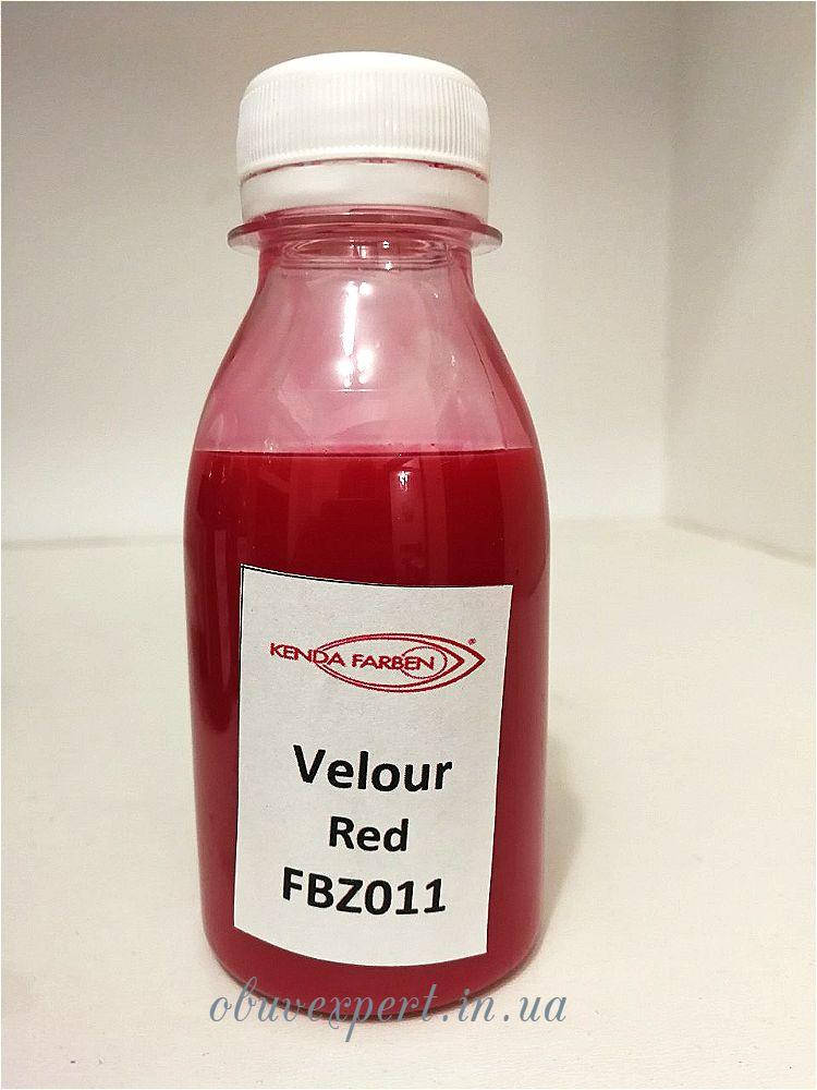 

Фарба для замші Kenda Farben Velour FBZ011, кол. червоний, 100 мл, Черный