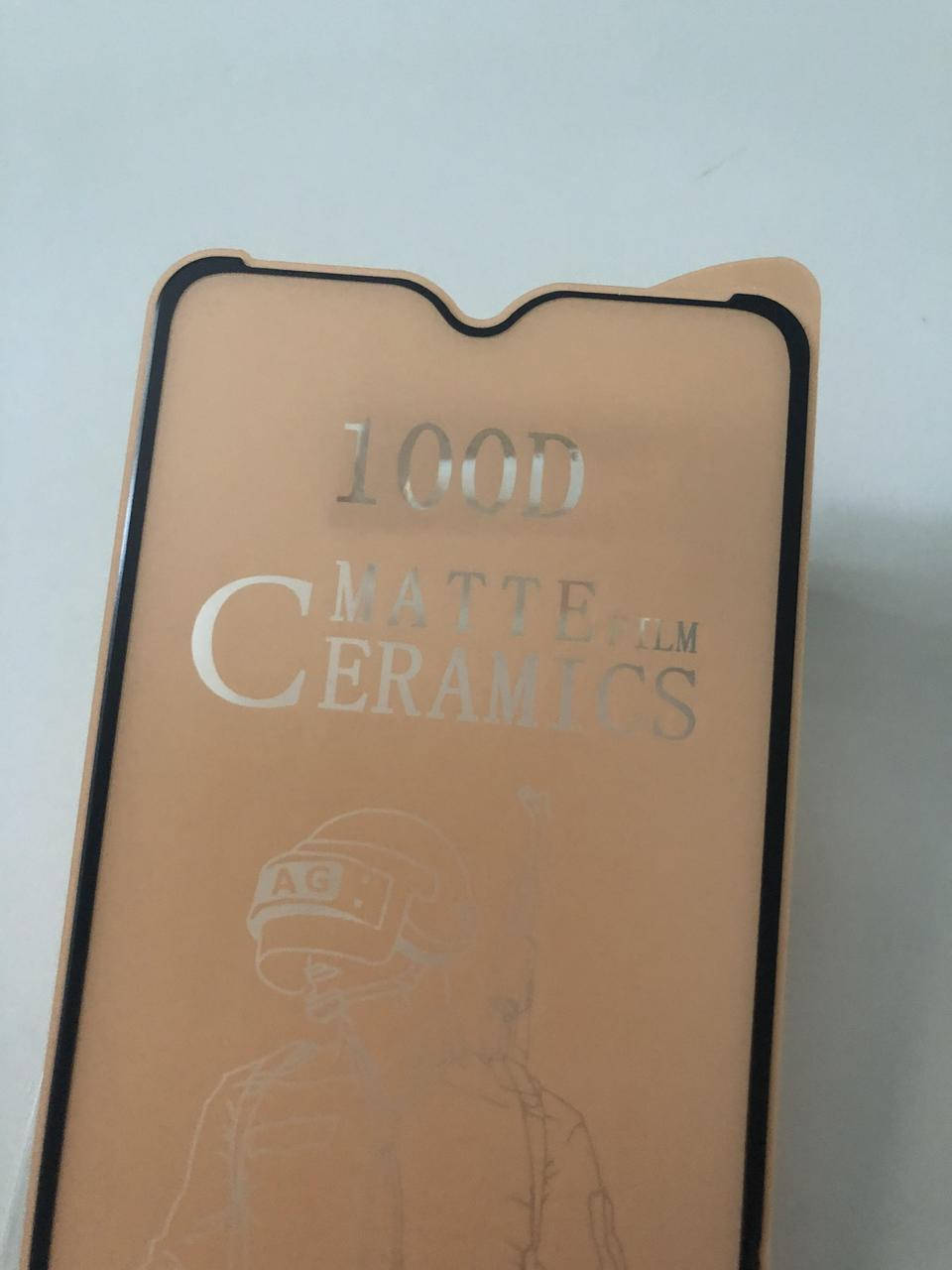 

Защитное стекло для Samsung Galaxy A10s(не трескает) Керамика матовое, Прозрачный