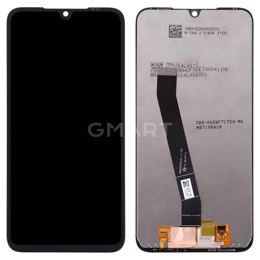 

Дисплей Xiaomi Redmi 7 черный (LCD экран, тачскрин, стекло в сборе)