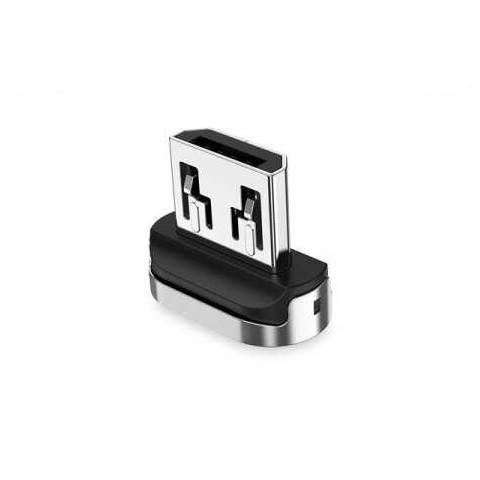 

Коннектор зарядный Ugreen Micro USB 5V2.4A магнитный (ED023), Черный