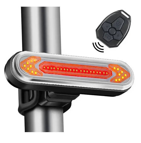 

Задний фонарь с поворотами Machfally BK600 пульт USB (BK600)