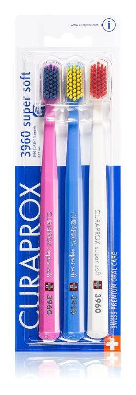

Зубная щетка CURAPROX Sensitive SUPERSOFT CS3960. 3x1