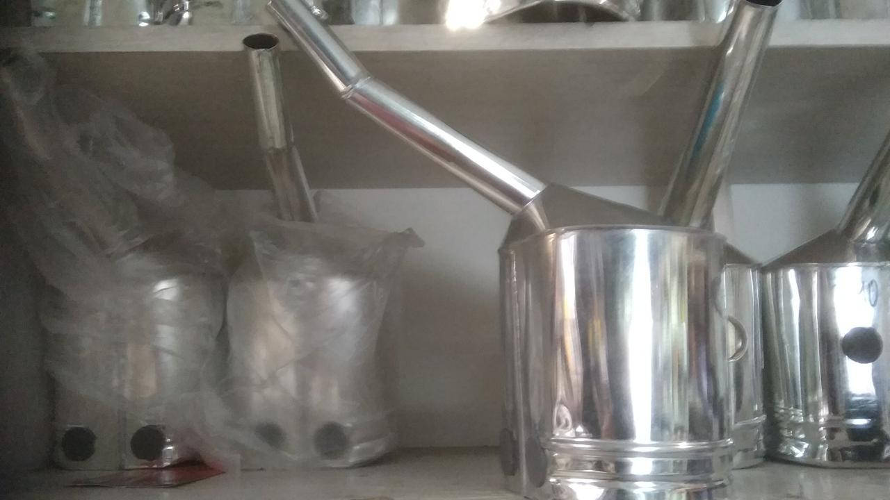 

Лейка оцинкованная с водонепроницаемой сеткой 2л 2000, узкий носик с изгибом