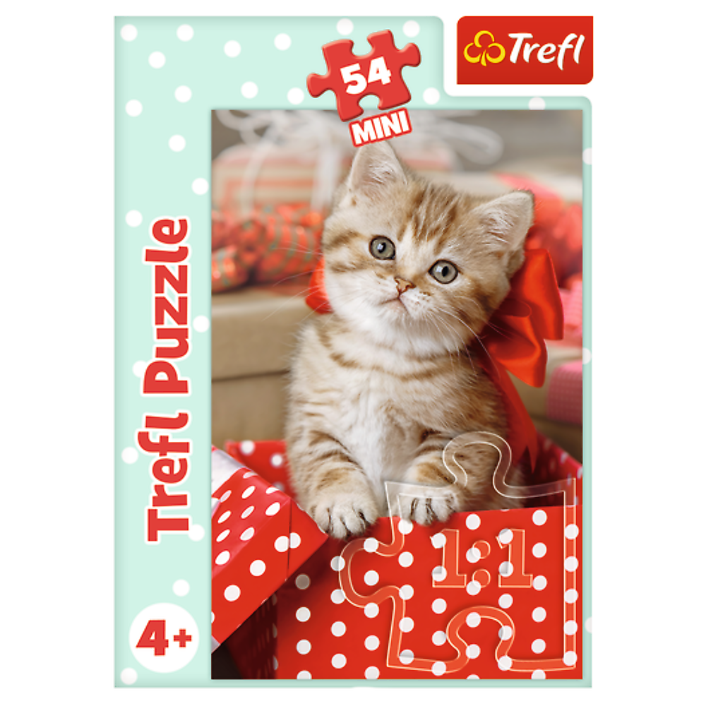 

Пазлы Trefl Котенок на подарок 54шт.MINI (19732)