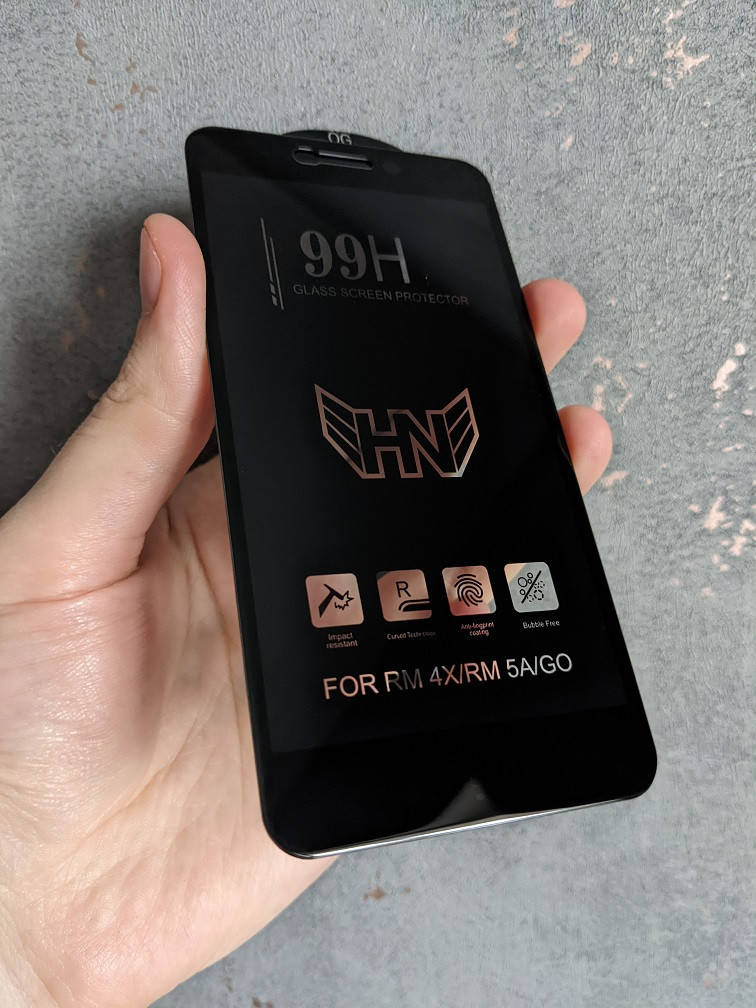 

5D защитное стекло для Xiaomi Redmi 4x, Черный