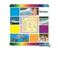 

Самоклейки водостойкие Bestway 62091. Размер 6 х 6 см, 10 шт