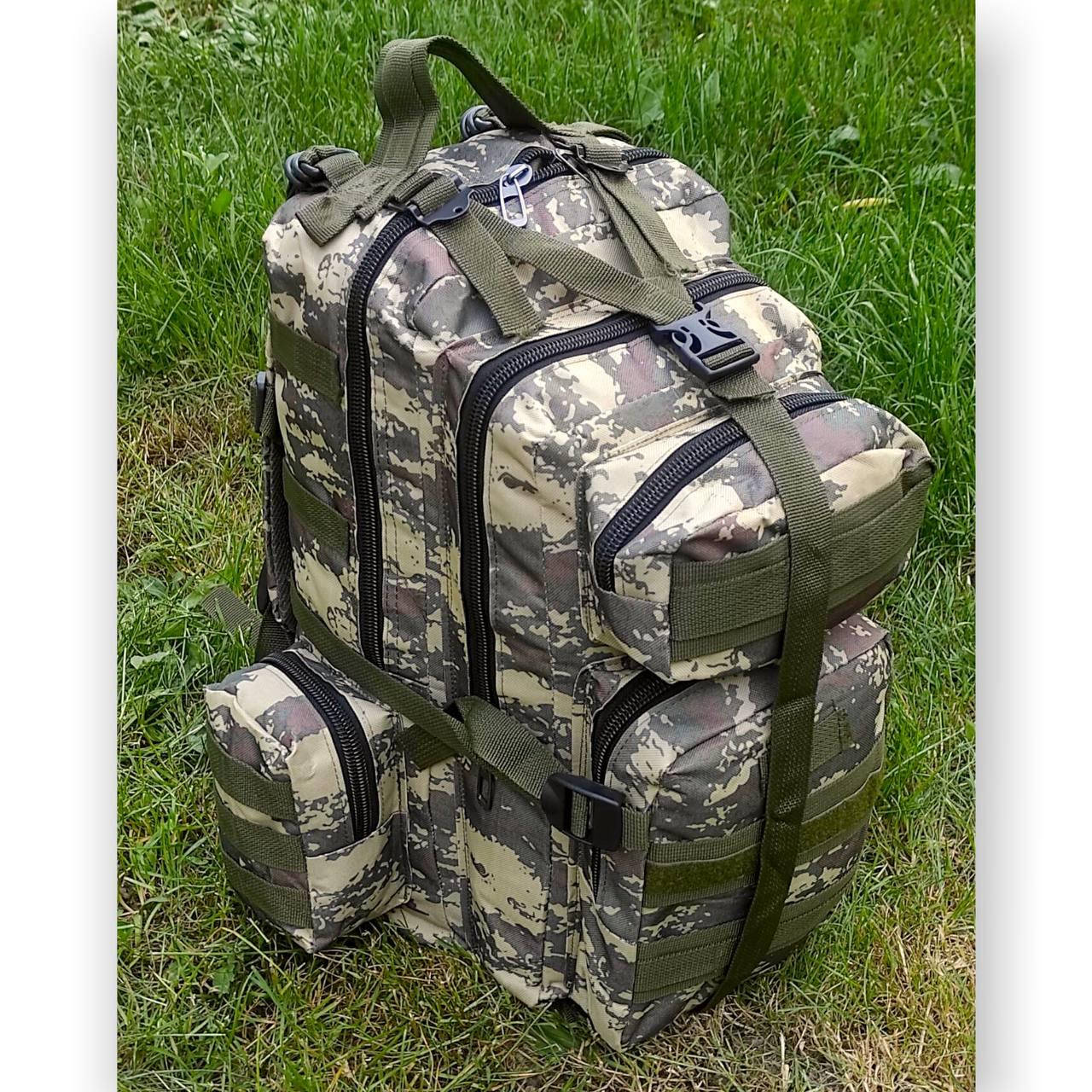 

Тактичний рюкзак штурмовой зсу Multicam 55л. Cordura 1000d, Камуфляж