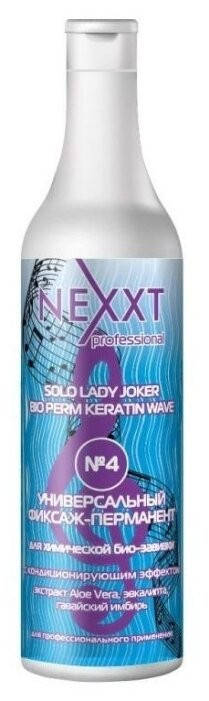 

Универсальный фиксаж-перманент для химической завивки Nexxt Professional Solo-Bio Perm Keratin Wave 500 мл.