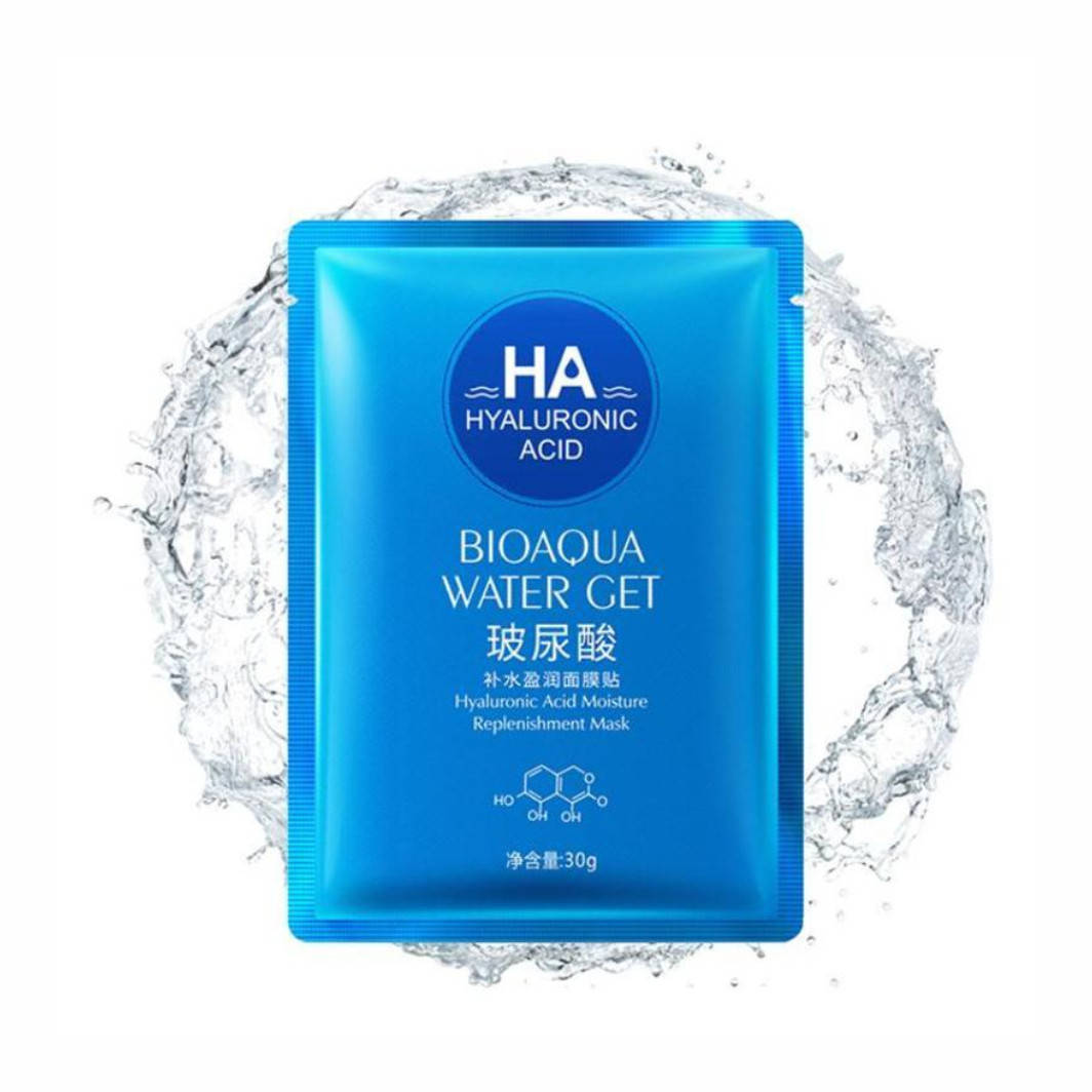 

Тканевая маска для лица Bioaqua HA Hyaluronic Acid Water Get