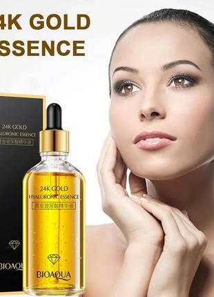 

Сыворотка для лица bioaqua 24 k gold hyaluronic acid 100 ml