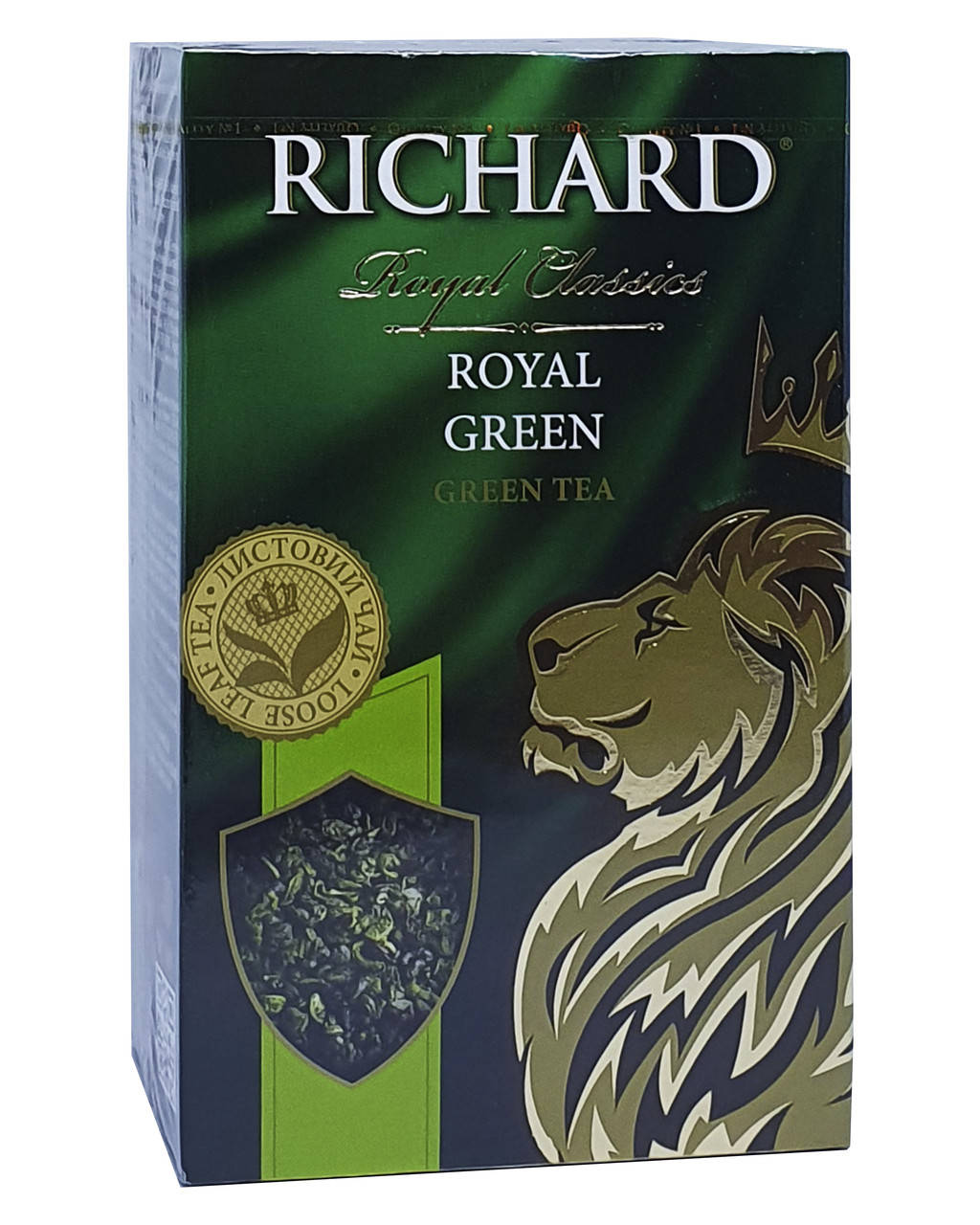 

Чай зелений байховий Royal Green Richard Royal Classics 90 г (1029)