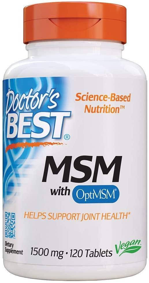 

Doctor's Best MSM with OptiMSM 1500mg 120 таблеток