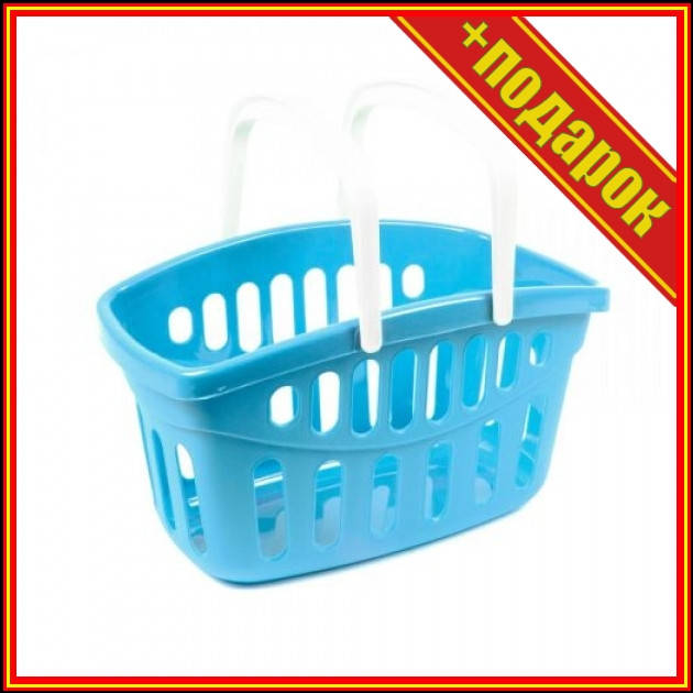 

` Корзинка "Для продуктов" (голубая),Кассовый аппарат для детей,Игрушечная касса,Детские игровые наборы