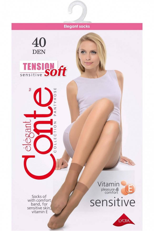 

Носки женские Conte Tension soft 40 Den 14С-55СП, 1 пара полиамидные, ONESIZE, natural