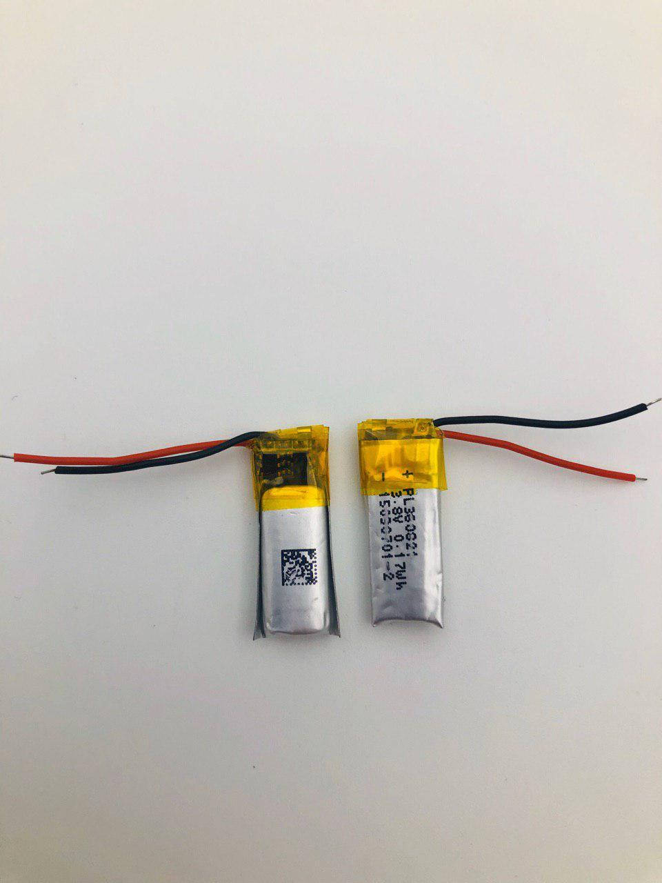 

Аккумулятор универсальный, размер 20*7*2, 2 pin, Li-ion, 3.8V, 50mAh (360821P)